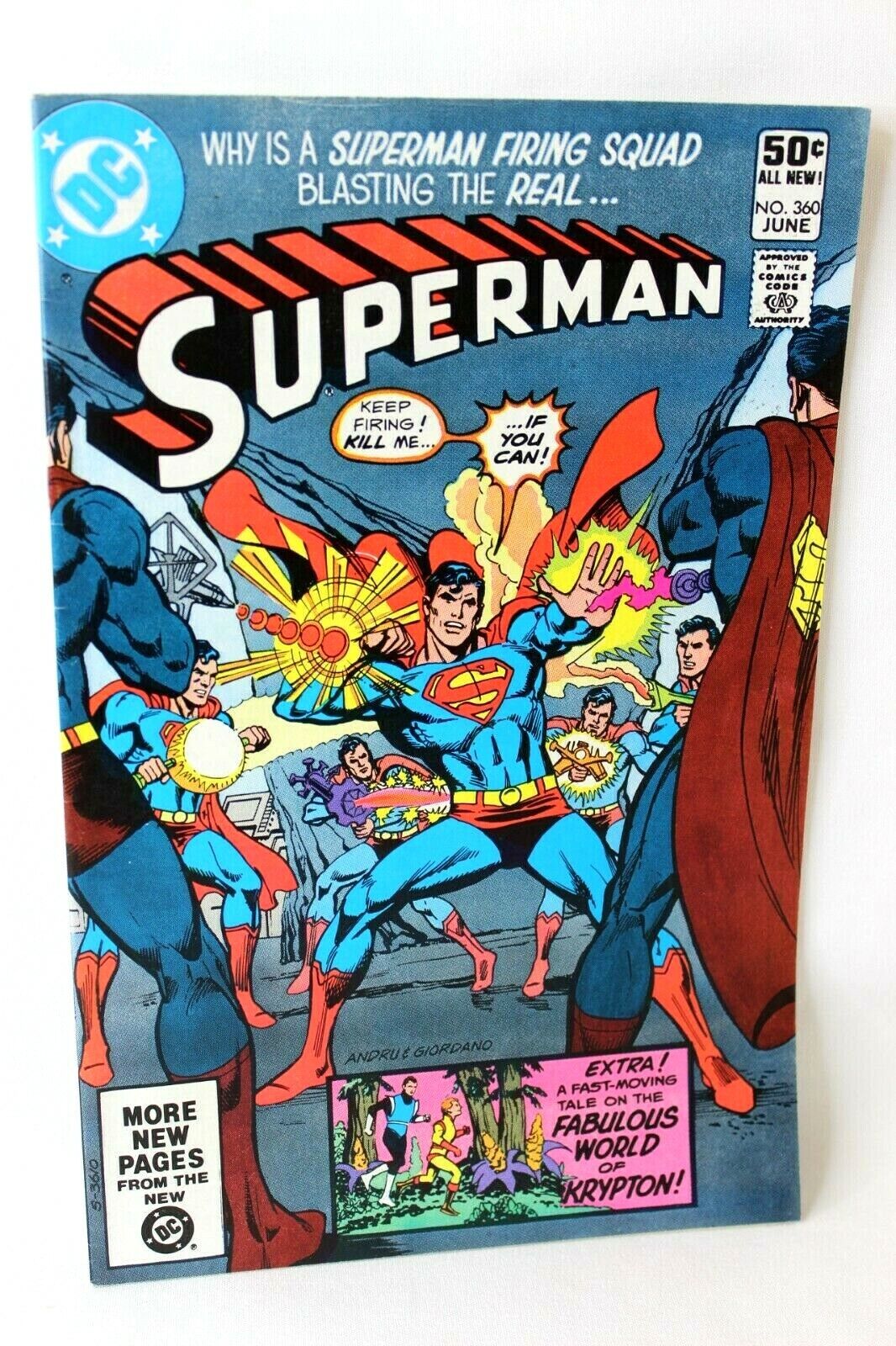 Superman #360 Fabulous World of Krypton 1981 Curt Swan DC Comics F
