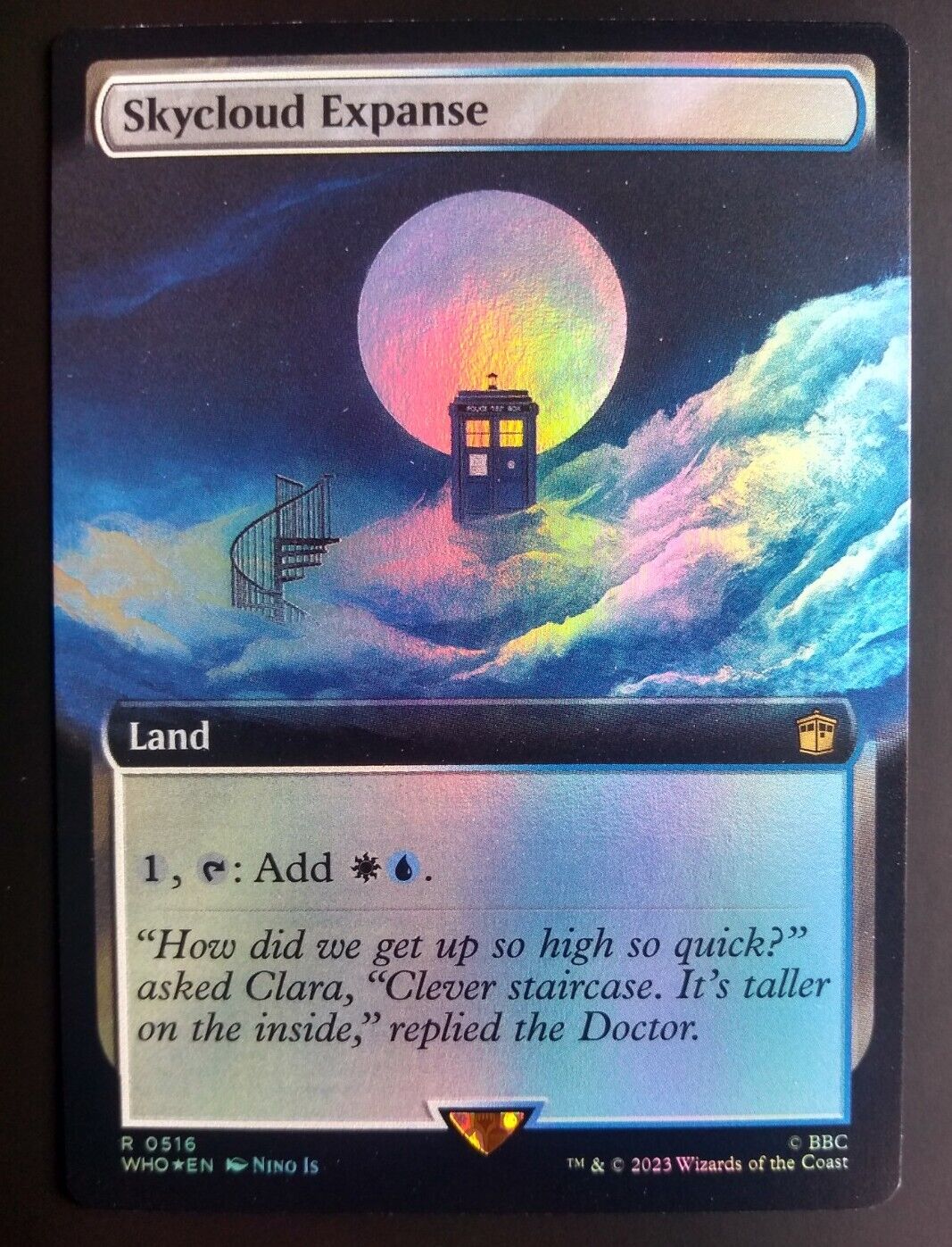 MTG Doctor Who - Skycloud Expanse - Foil Extended Art Rare