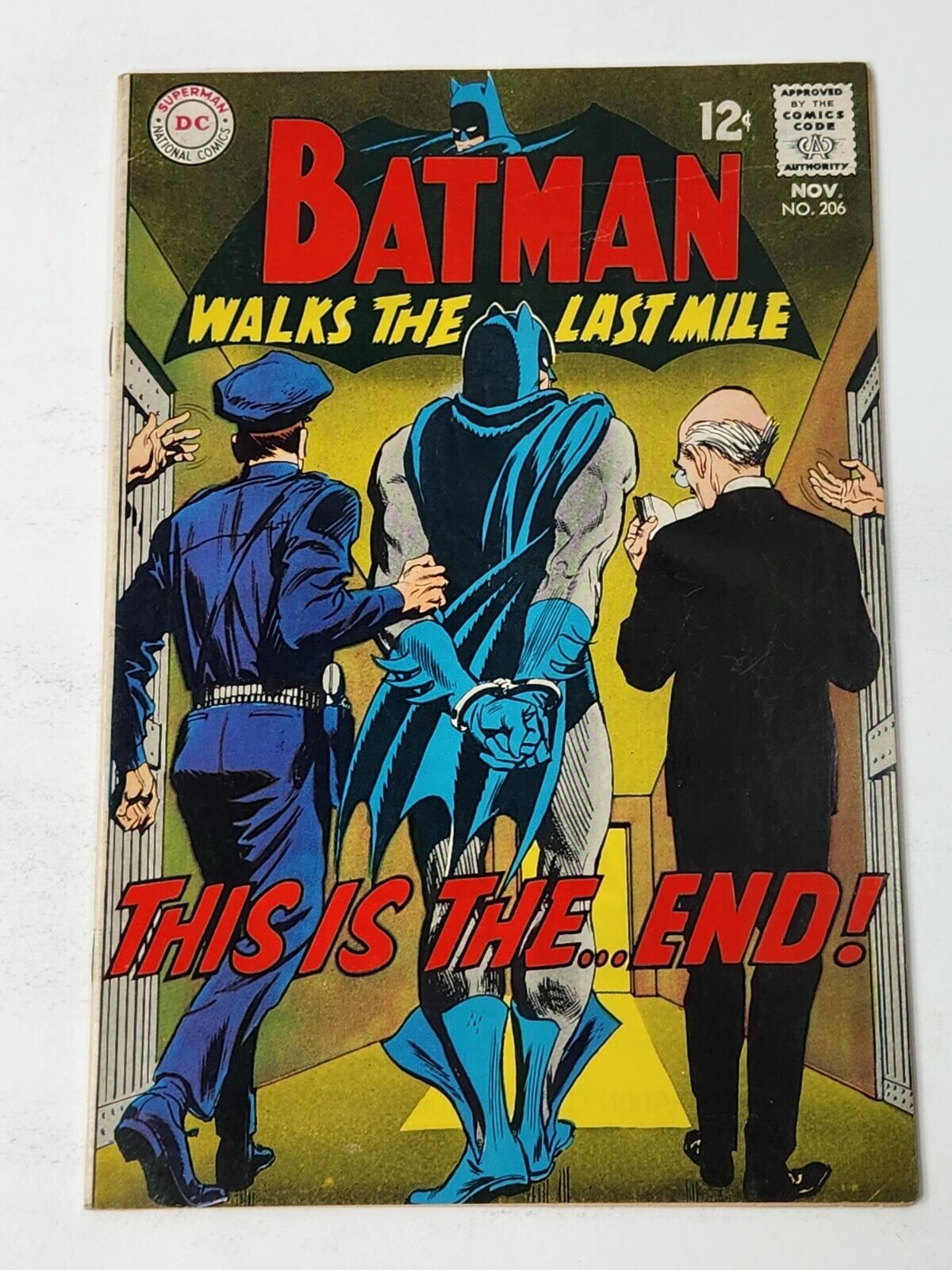 Batman 206 DC Comics Irv Novick Cover & Art Silver Age 1968