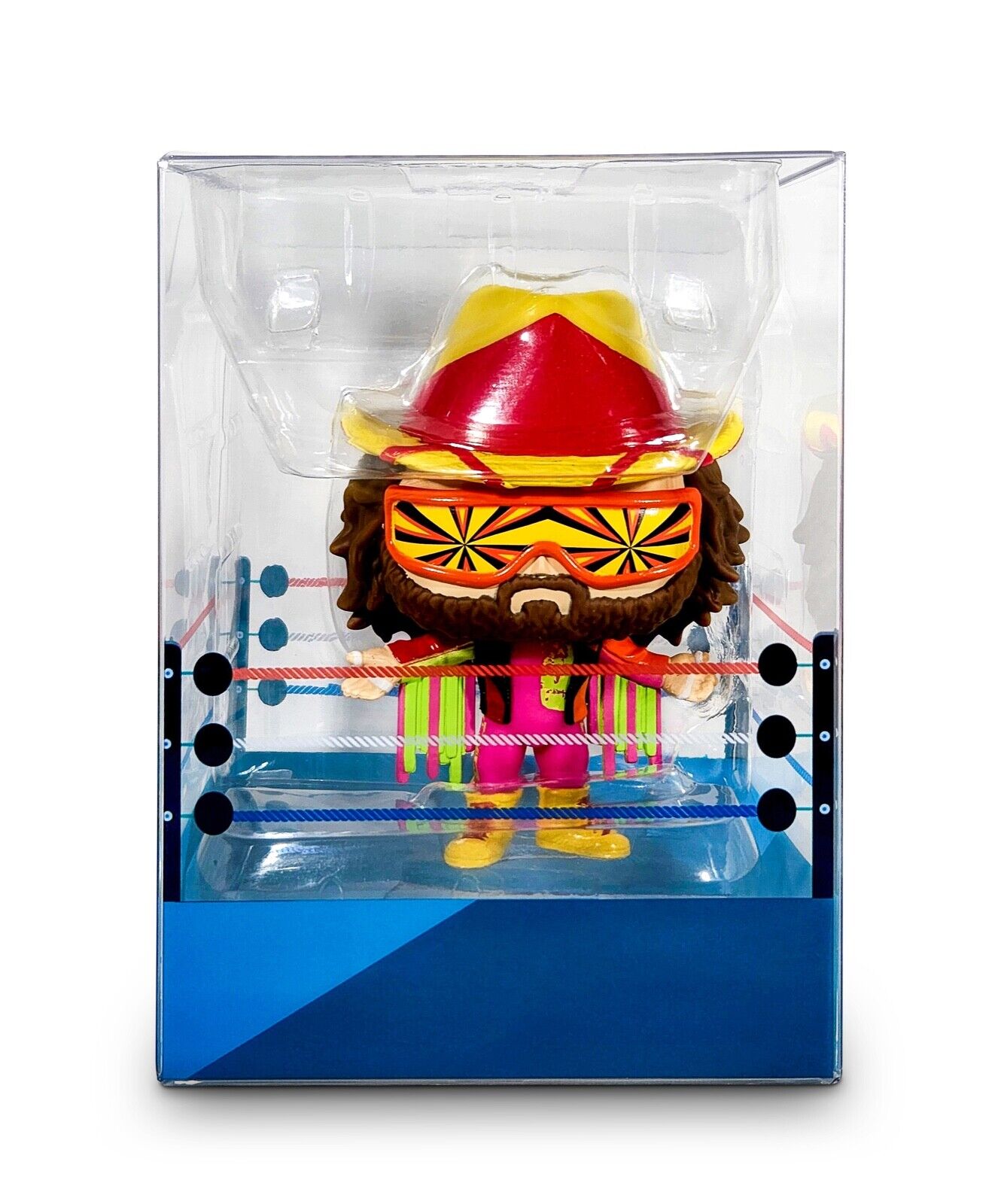 Wrestling Ring Design Box Protector compatible with 4 inch Funko Pops