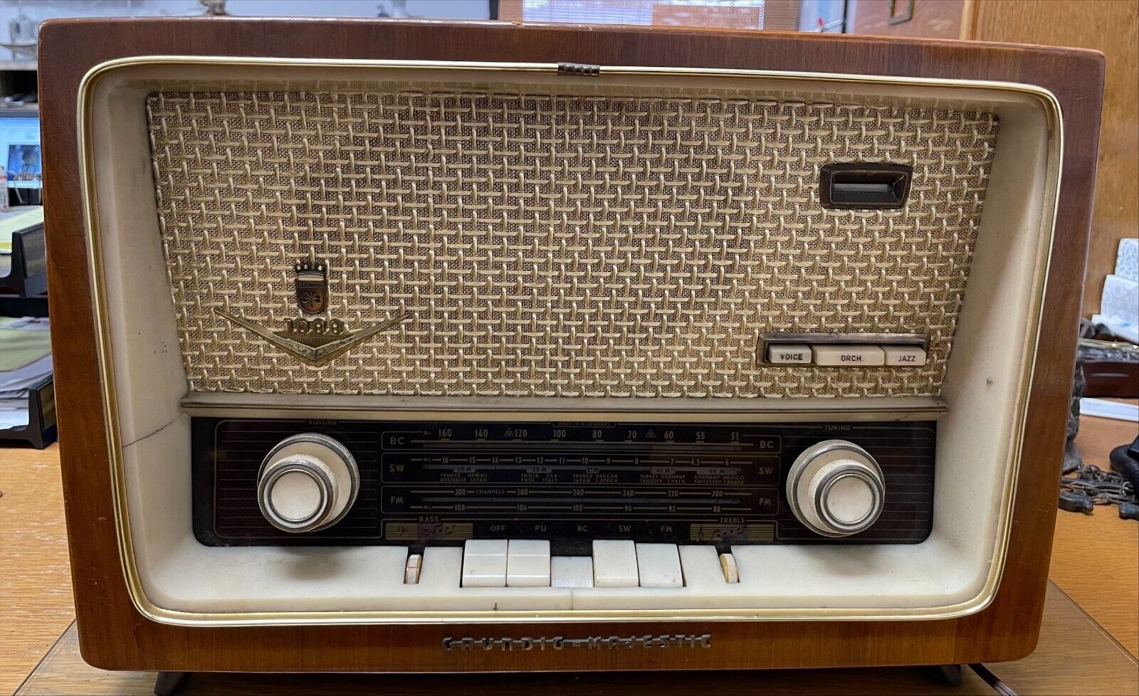 Vintage Grundig Majestic 1088 Radio 1963