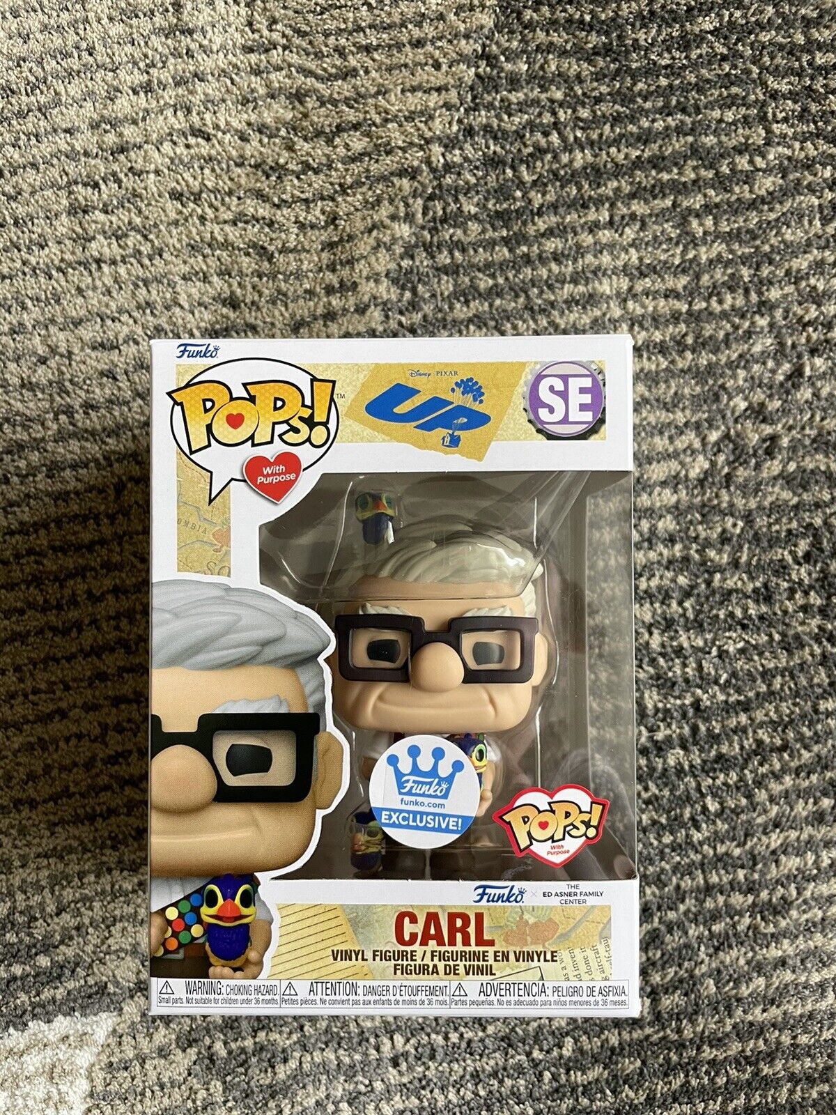Funko Pop Disney Up Carl With Baby Snipes SE Exclusive 