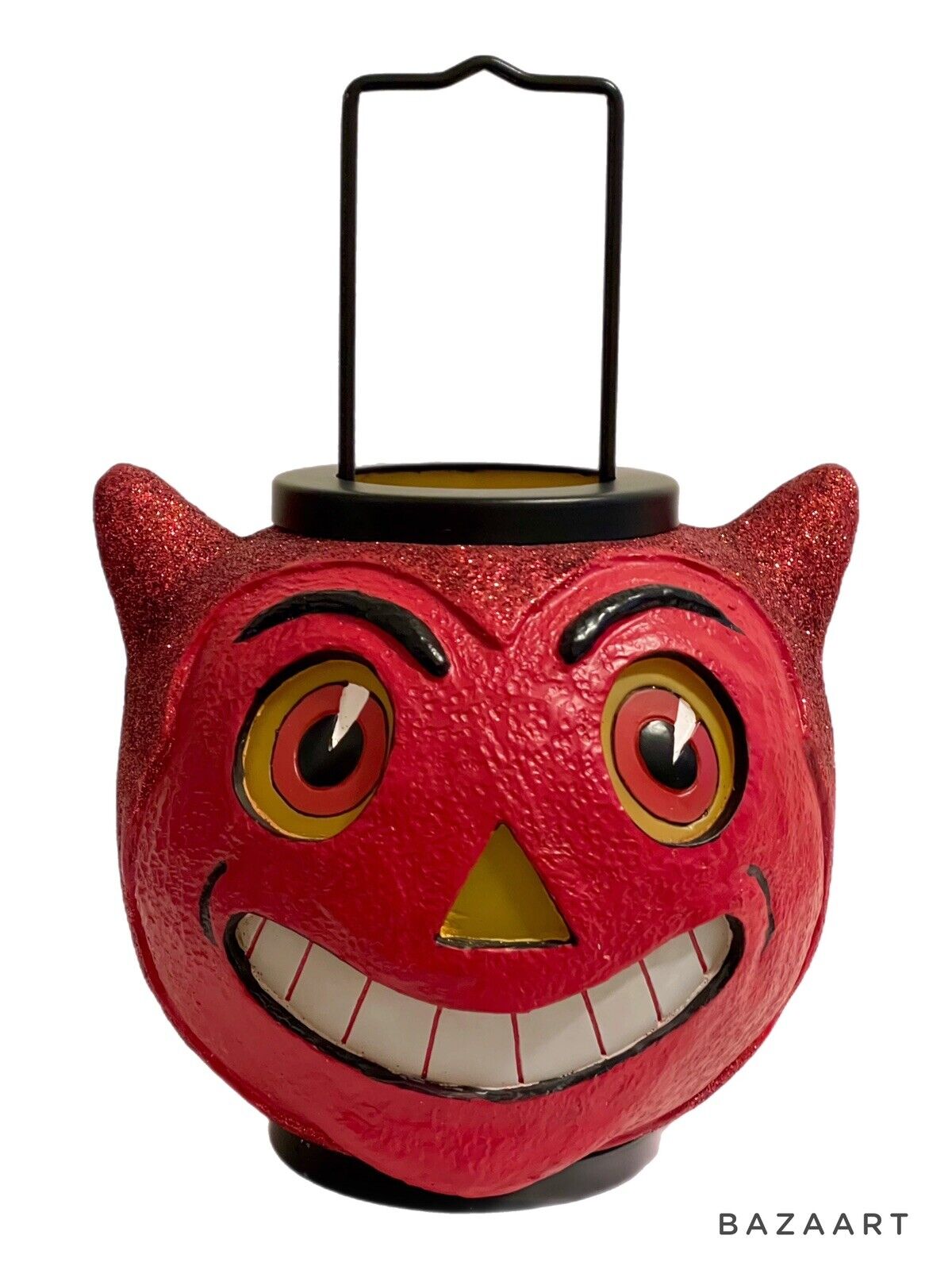 Vintage Halloween Style VHTF Illuminations Lantern Devil Candle Decor