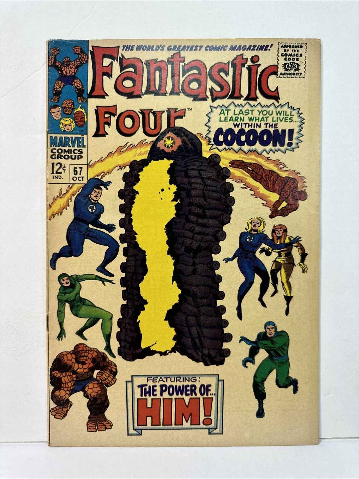 Fantastic Four #67 Origin 1st Appearance of Him Adam Warlock 1967 Marvel FN 6.0