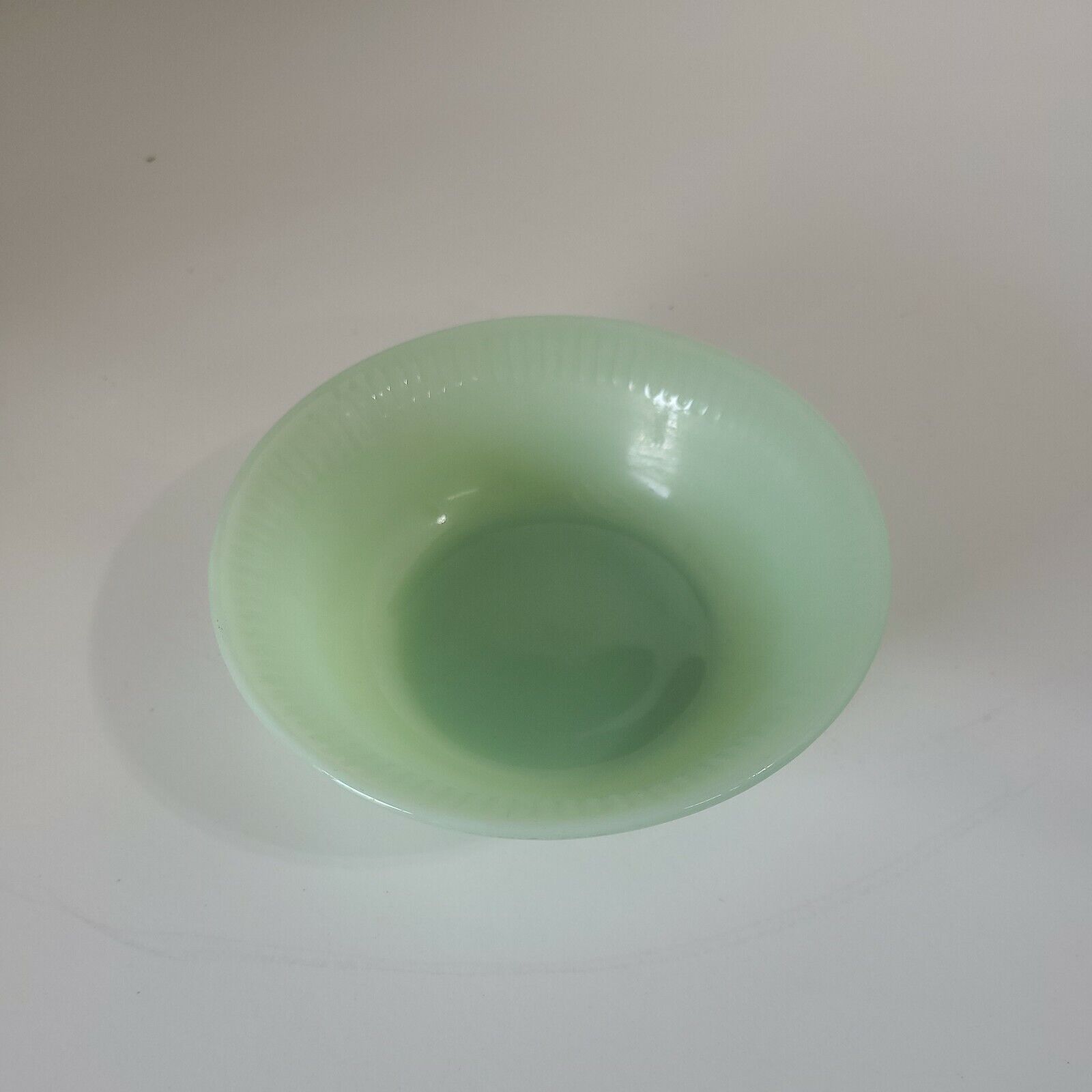 Vintage Fire King Jane Ray Jadeite 5” Berry Bowl, One Bowl