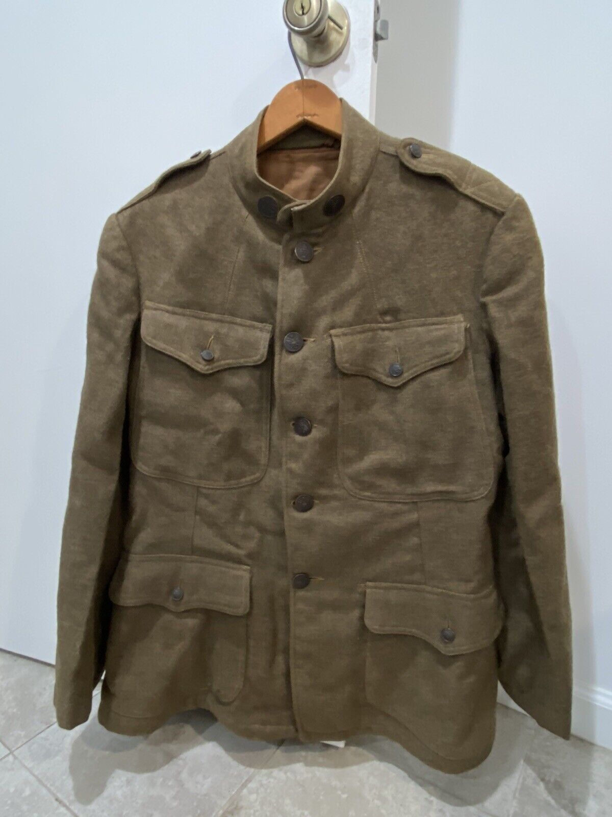 RARE Original WWI U.S. Army Lined Tunic Uniform Jacket Medical ARMY 1917/1918