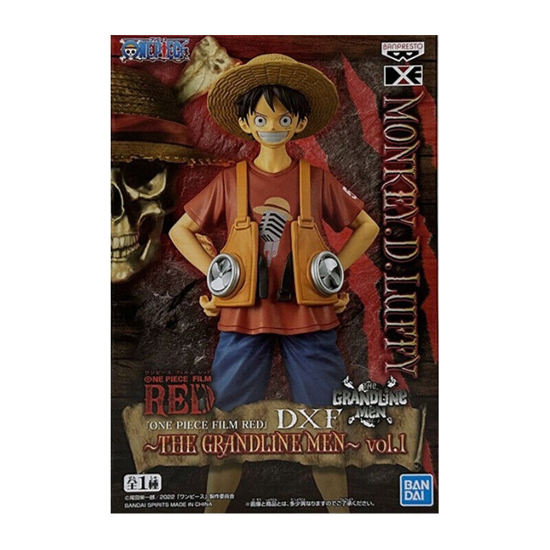 Bandai One Piece Film Red LUFFY DXF The Grandline Men Vol 1 Anime Figure Statue