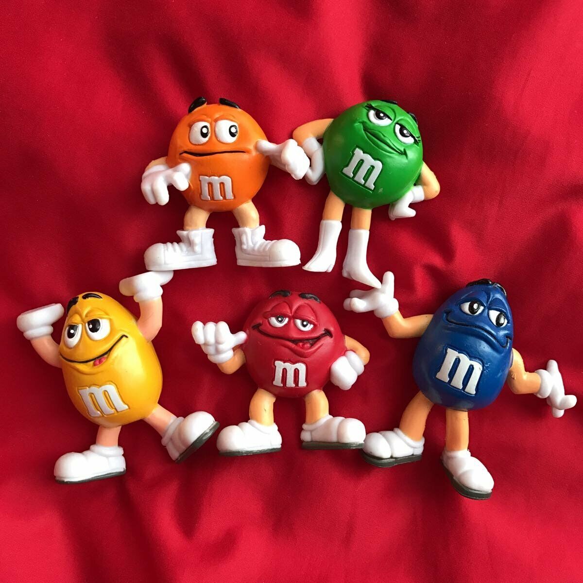 M&M\'s Figure 5 Set CANDY Character m&m Mini PVC Collectible Toy Japan New