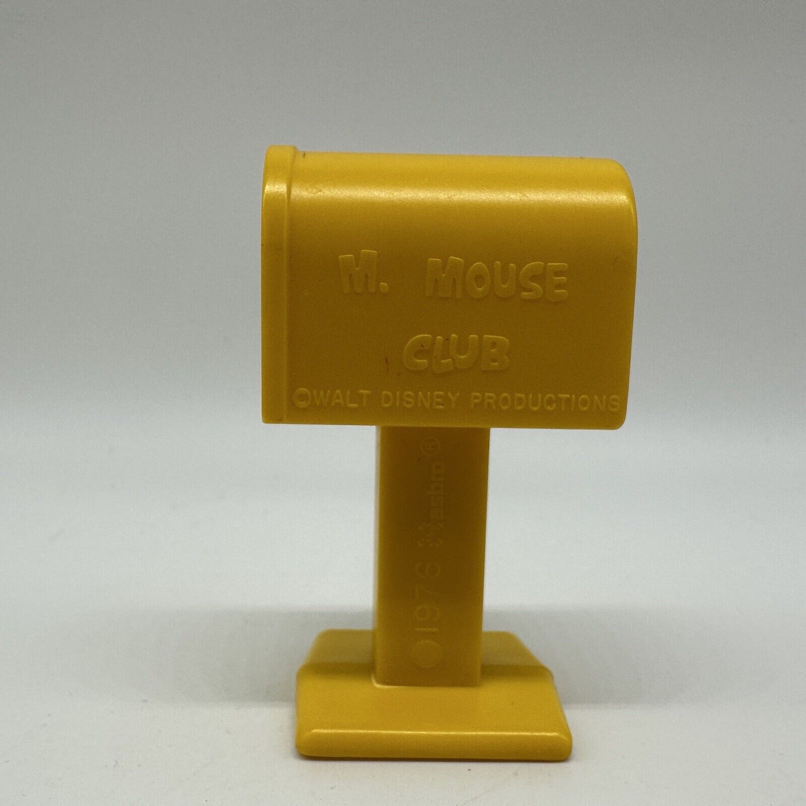 Vintage Mickey Mouse Clubhouse Mailbox 1976 Hasbro Yellow Disney Weeble Parts