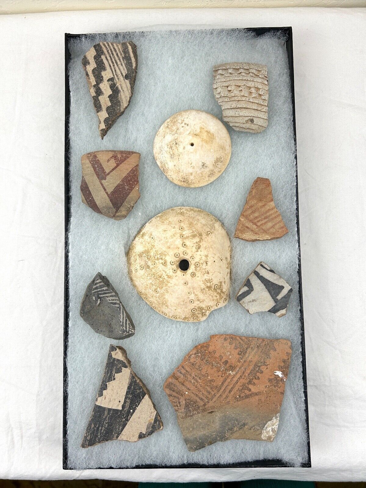 Ancient Anasazi Pottery and Shells from Northern Arizona