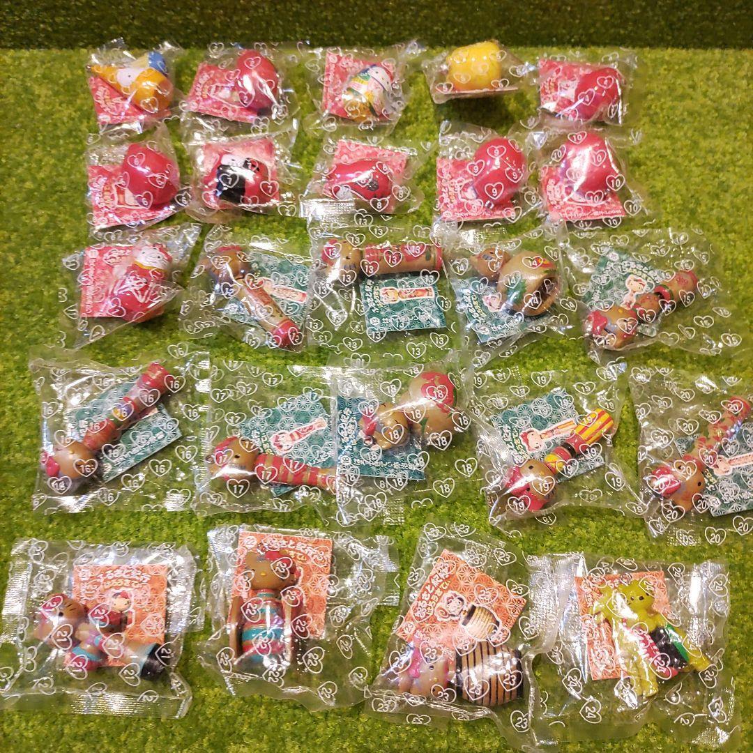 Sanrio Goods lot of 24 Mascot Hello Kitty Hometown travelogue Complete set