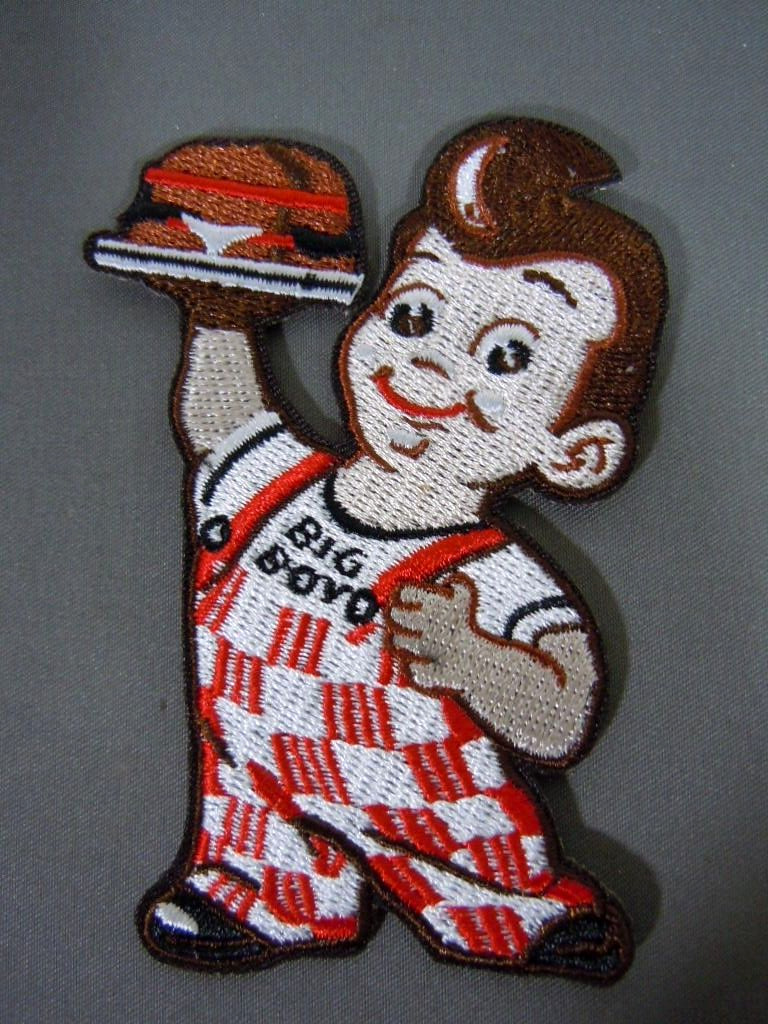 BIG BOY Embroidered Iron-On Patch - 3.5\