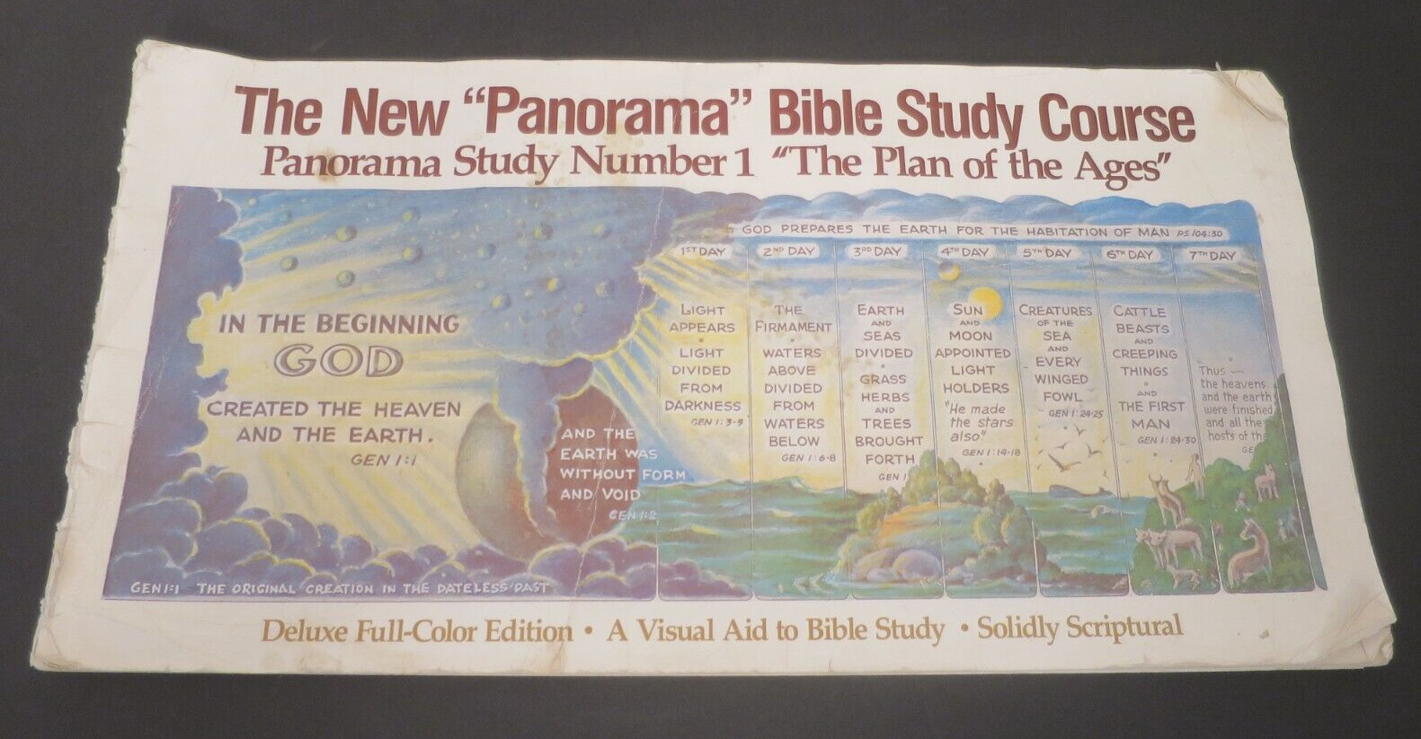 RARE 1975 The New PANORAMA Bible Study Course - Number 1 \