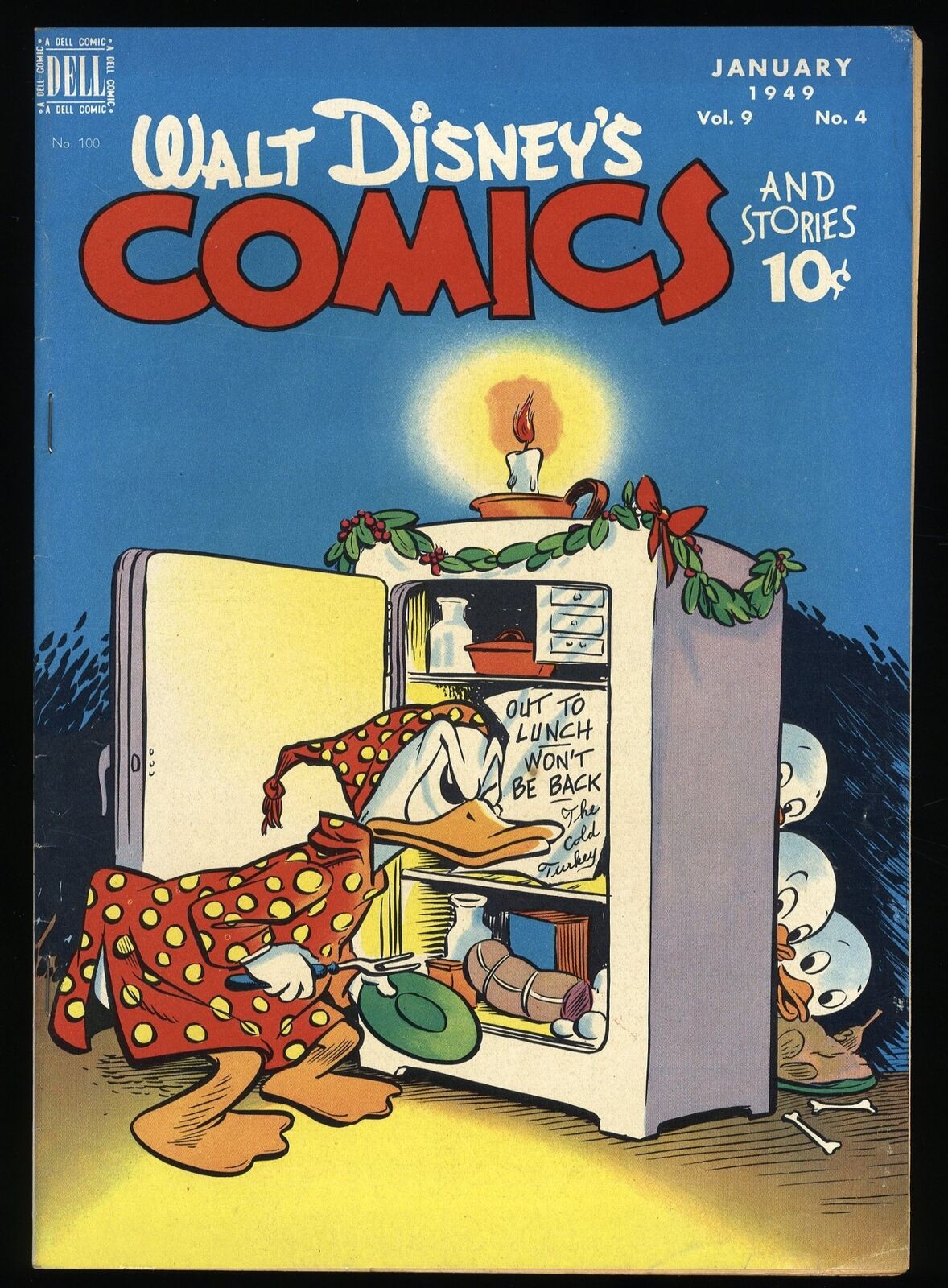 Walt Disney's Comics And Stories #100 VF- 7.5 Donald Duck Kelly Carl Barks Art
