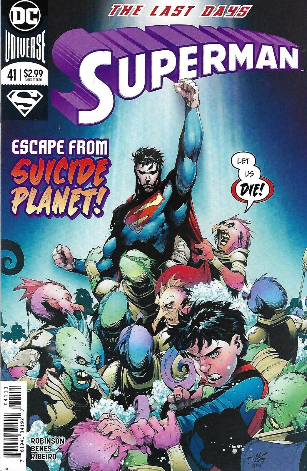 Superman Comic 41 Cover A Viktor Bogdanovic First Print 2018 James Robinson DC