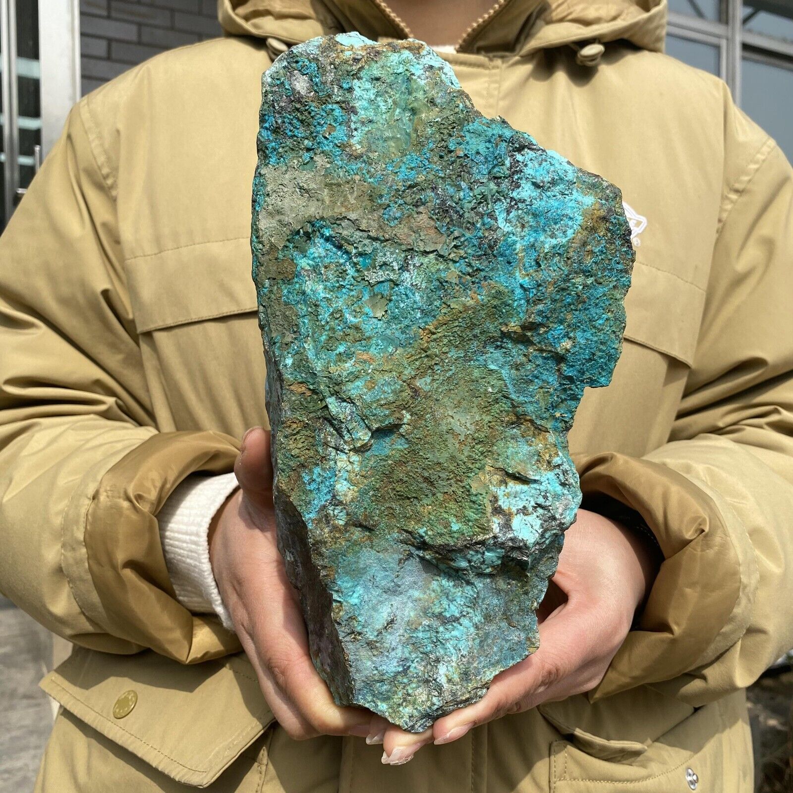 9.8lb Large Rare Natural African Turquoise Rough Stone Specimen Crystal Healing