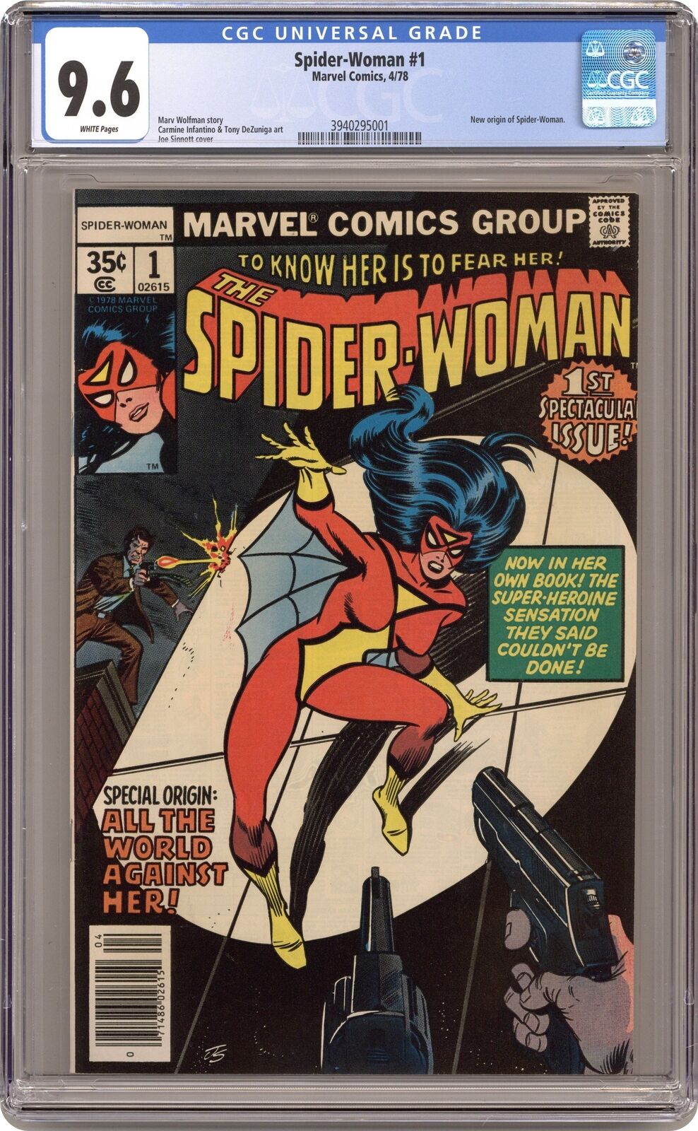 Spider-Woman #1 CGC 9.6 1978 Marvel 3940295001