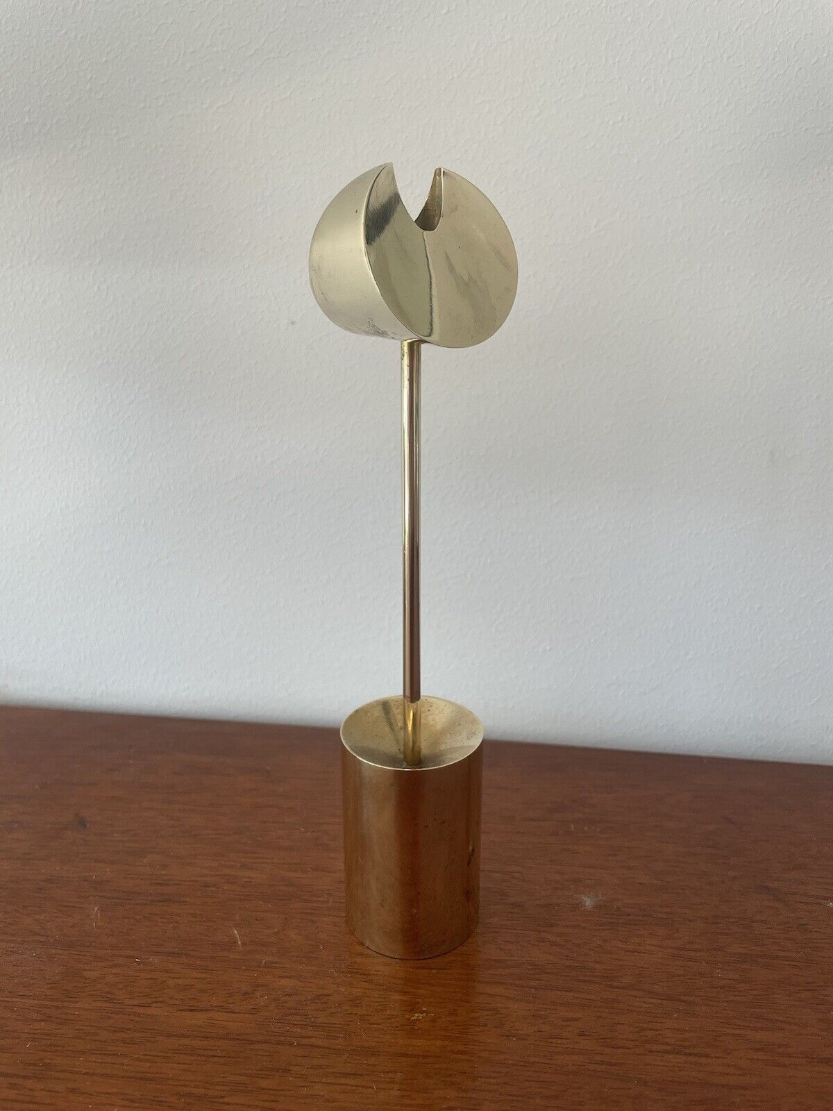 Pierre Forsell Aniara Candle Holder Skultuna Sweden 1960s