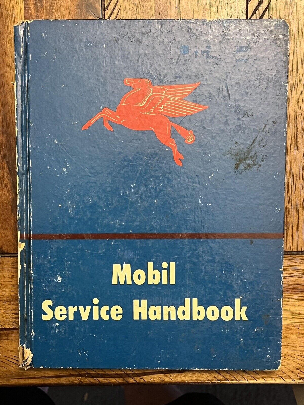 Vintage 1950s MOBIL Service Handbook with 1952 Supplement- Gas Oil Collectable