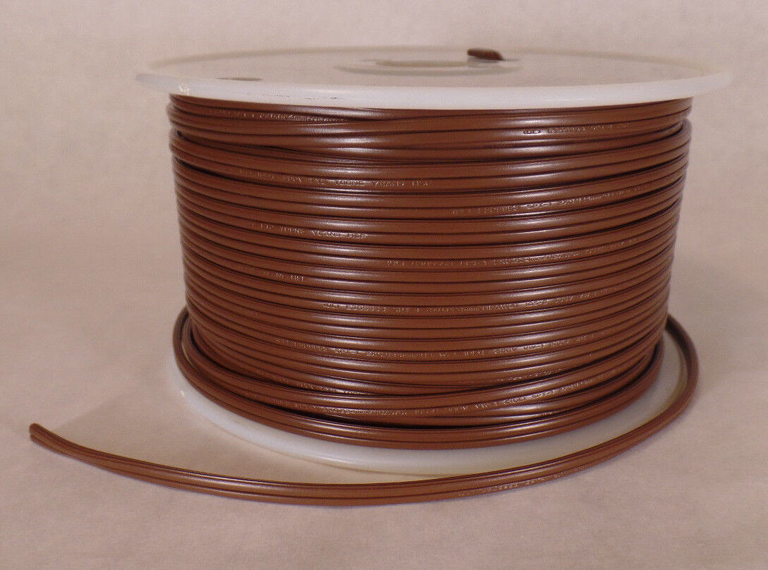250\' Brown 18/2 SPT-1 1/2 U.L. Listed Parallel 2 Wire Plastic Covered Lamp Cord