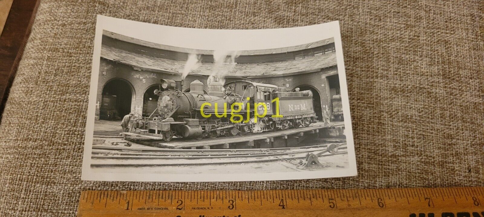 R149 Train Photograph Locomotive Engine RPPC N DE M 238