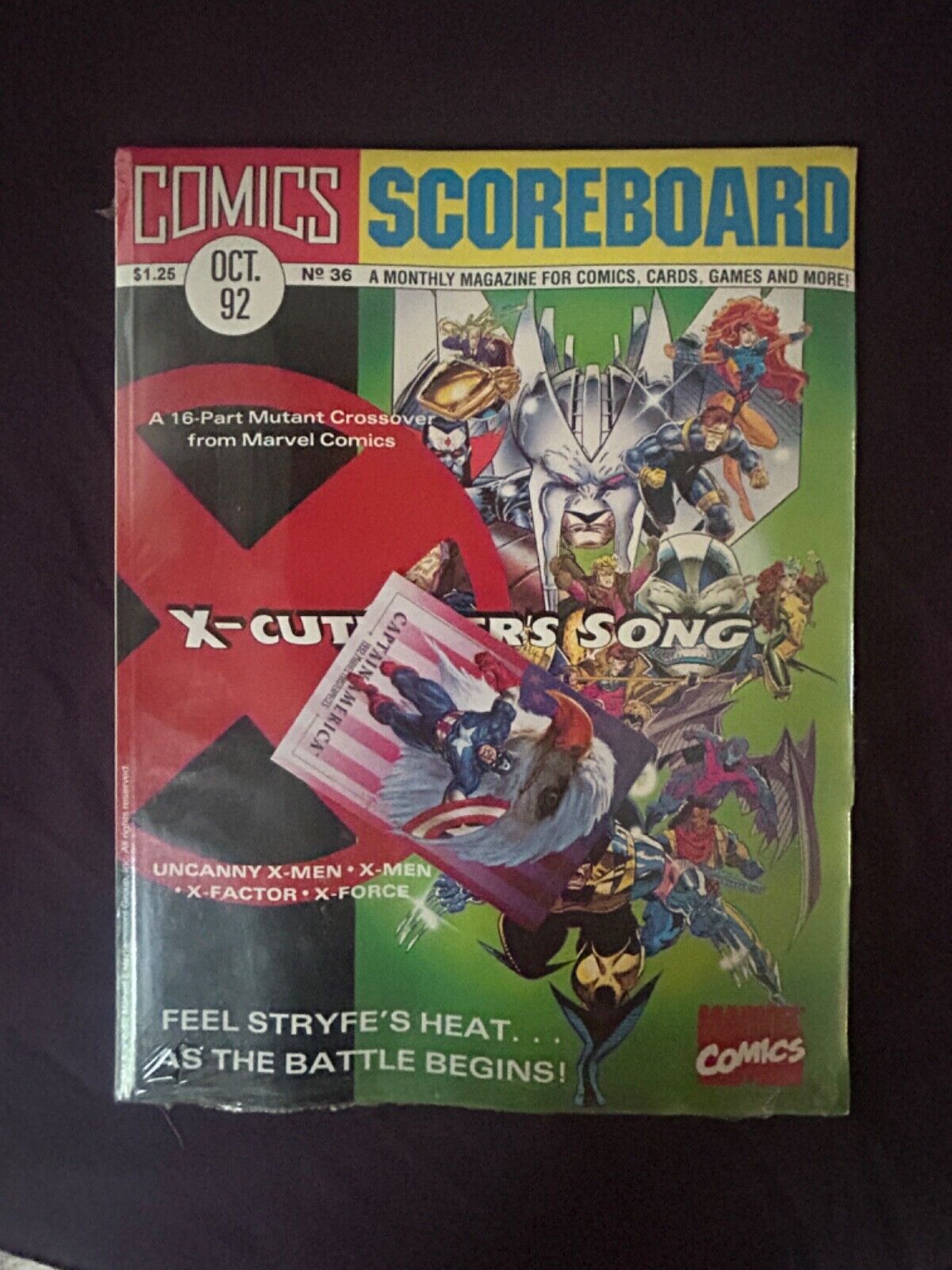 Comics Scoreboard #36 1992 (RARE, Factory sealed)