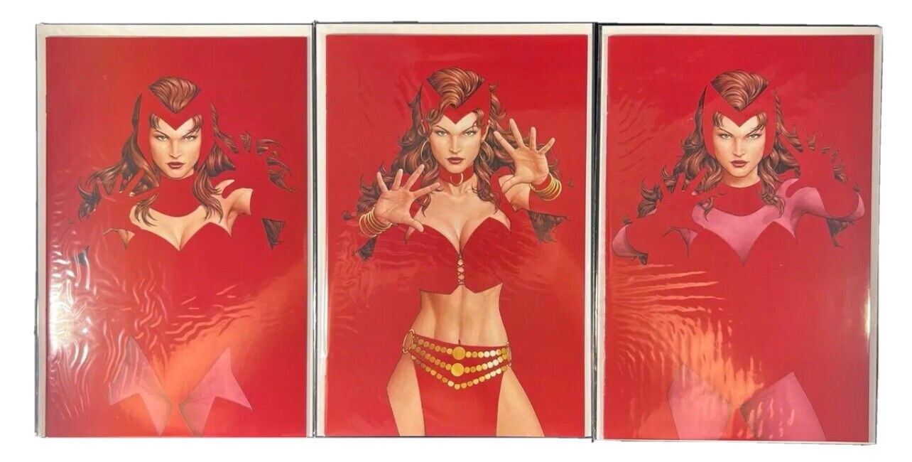Avengers #56 JTC EXCLUSIVE-Scarlet Witch Negative Space-Variant A,B,C - (B)
