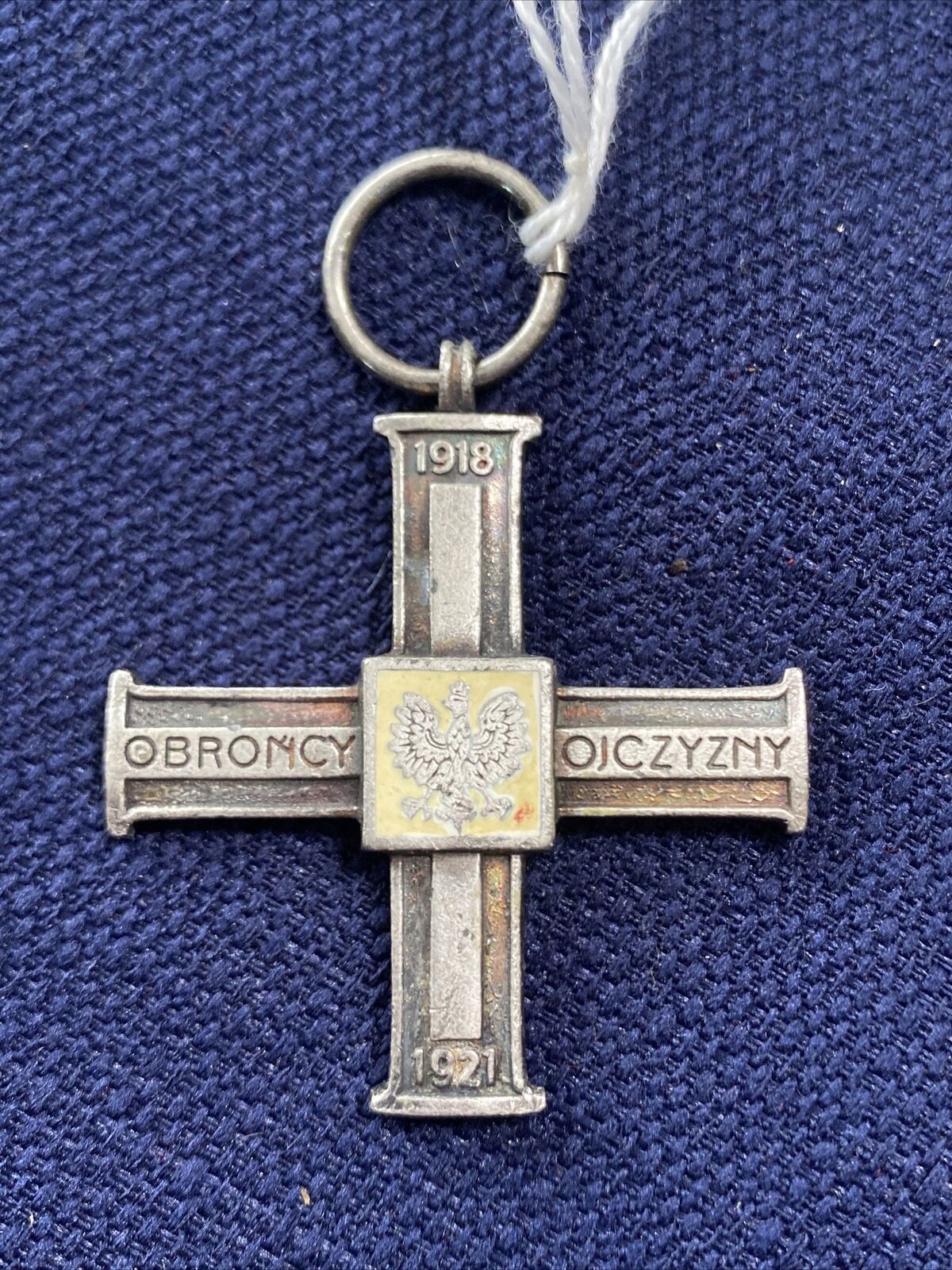 WWI Poland Cross for Participation in 1918-21 Great War - Original - RARE