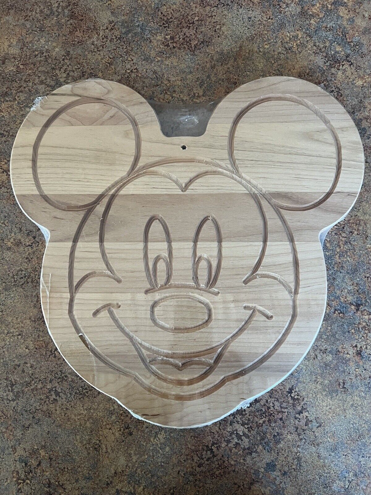 Mickey Mouse Charcuterie/Cutting Board, 100% Maple Hardwood, New