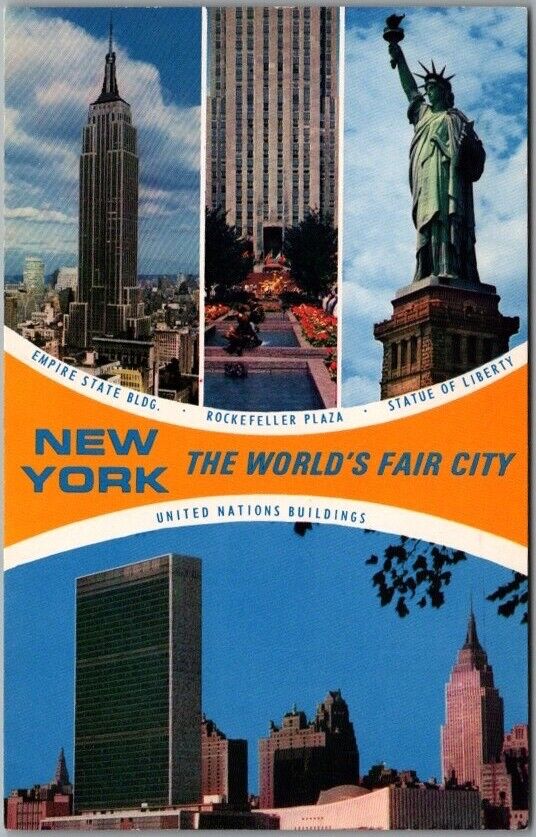 1964 New York City Postcard \