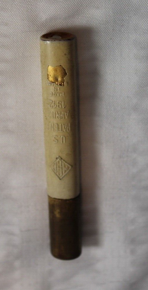 Rare Vintage Cigarette Shaped 1912 Patent MEB Germany Trench Lighter WWI WWII