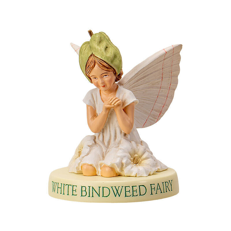 PT White Bindweed Tree Fairy Figurine