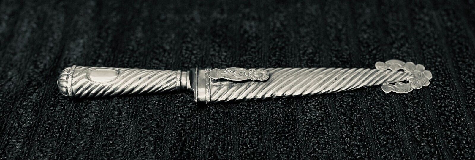 Vintage Hand Made Argentine Gaucho Knife & Sheath, Alpaca – Silver