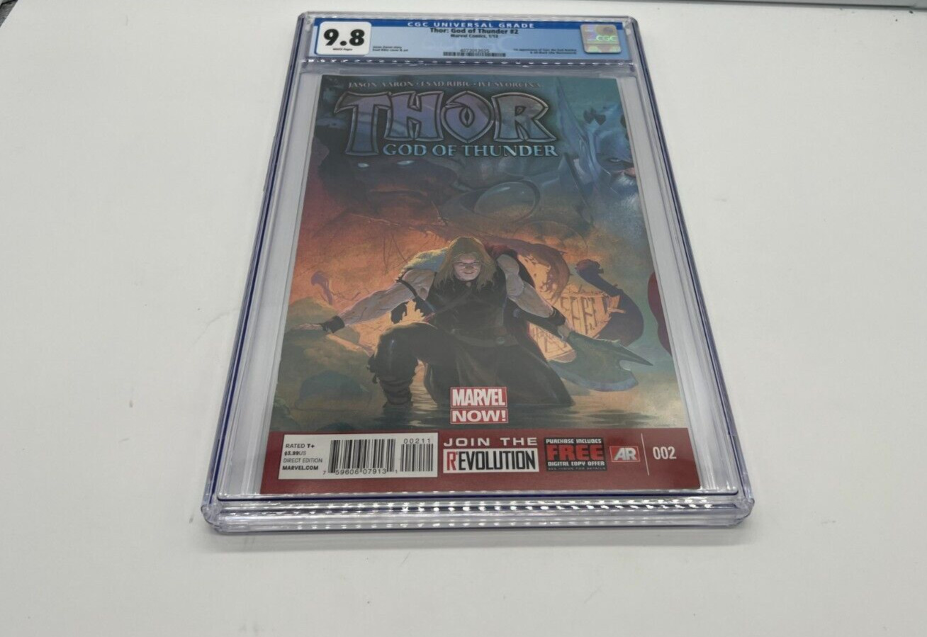 Thor God of Thunder #2 CGC 9.8 1st App of Gorr the God Butcher Marvel 2013