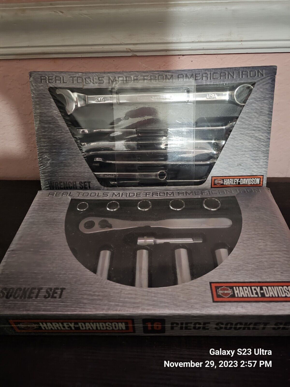Harley Davidson 7 Piece Wrench Set -sockets, and ratchets Set Factory Sealed NEW