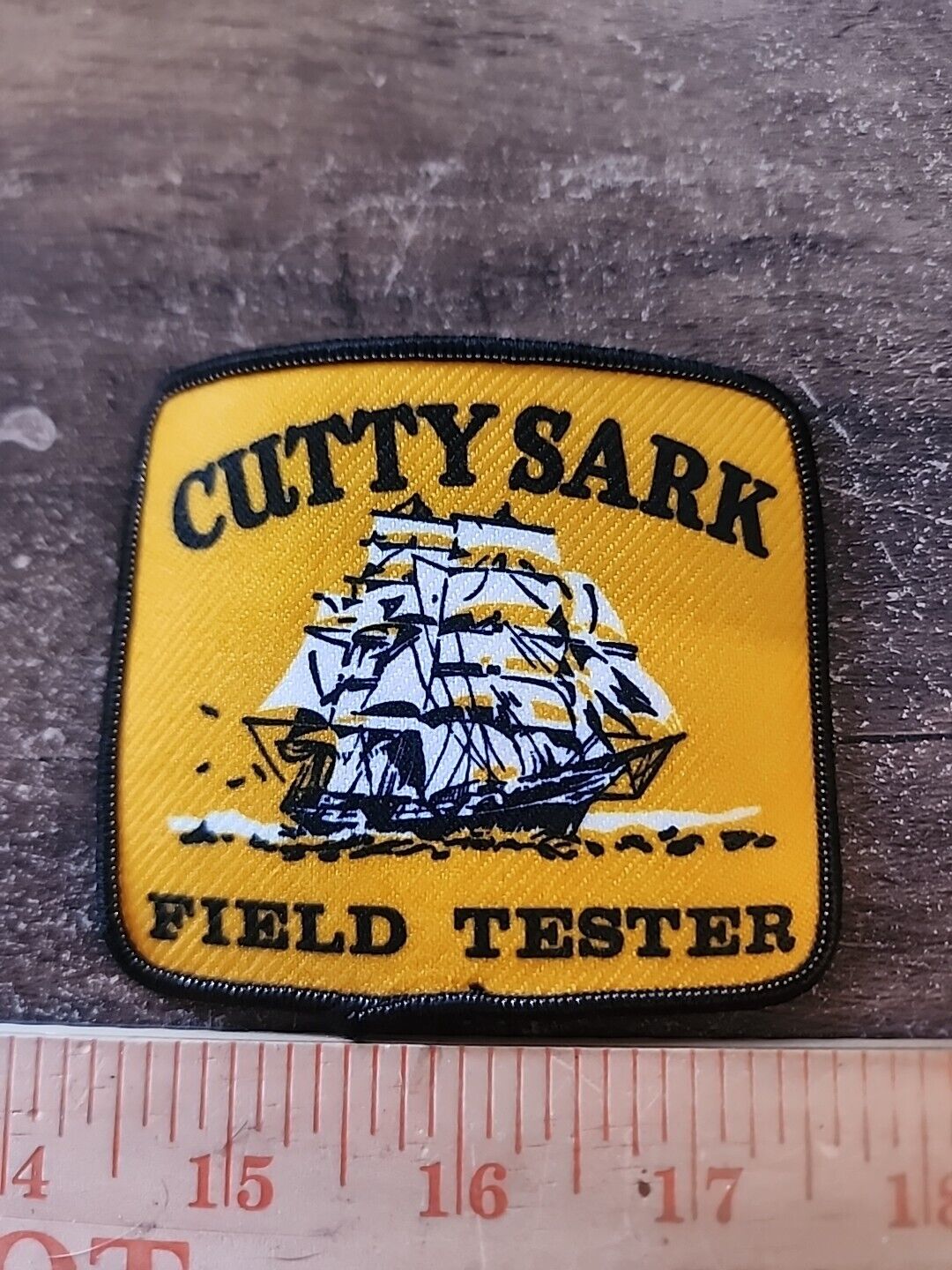 Vintage Cutty Sark Field Tester Glue Or Sew On Patch 