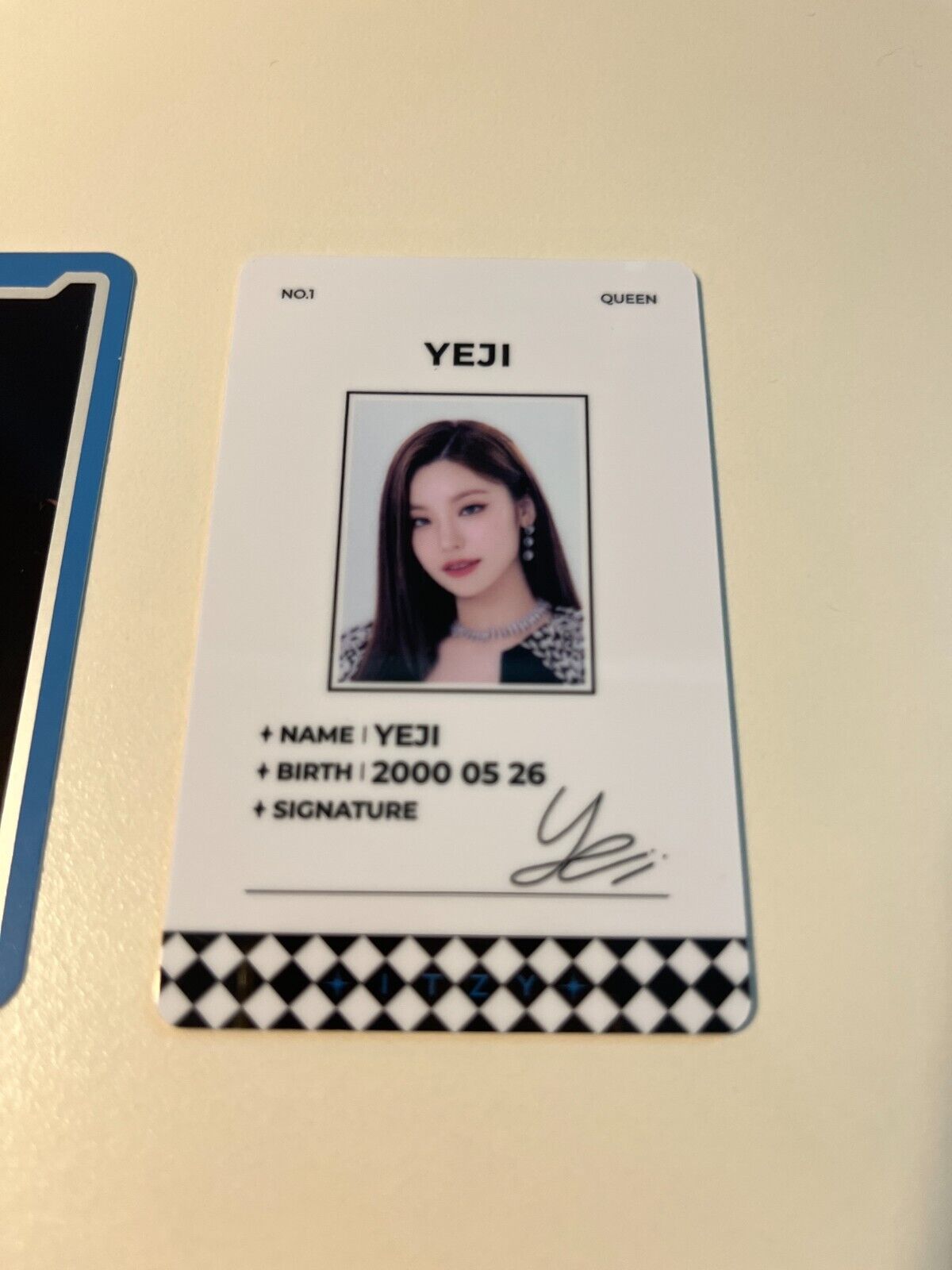 YEJI Official Photocard ITZY WORLD TOUR MD Kpop