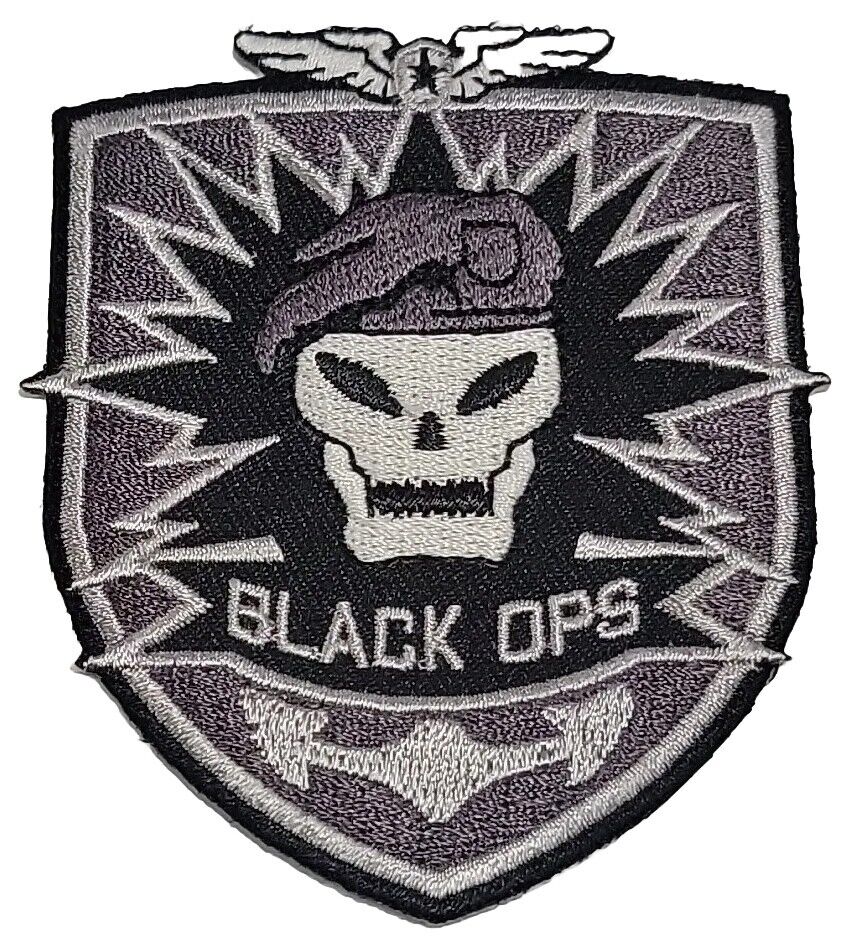 Call Of Duty: Black Ops Patch - Embroidery Badges / Vintage Xbox 1057