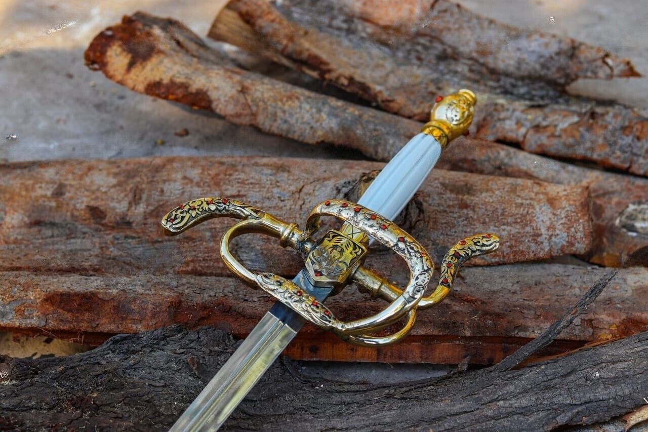 Hand Forged Peter Damon Highlander Sword, Battle Ready Toledo Salamanca Sword