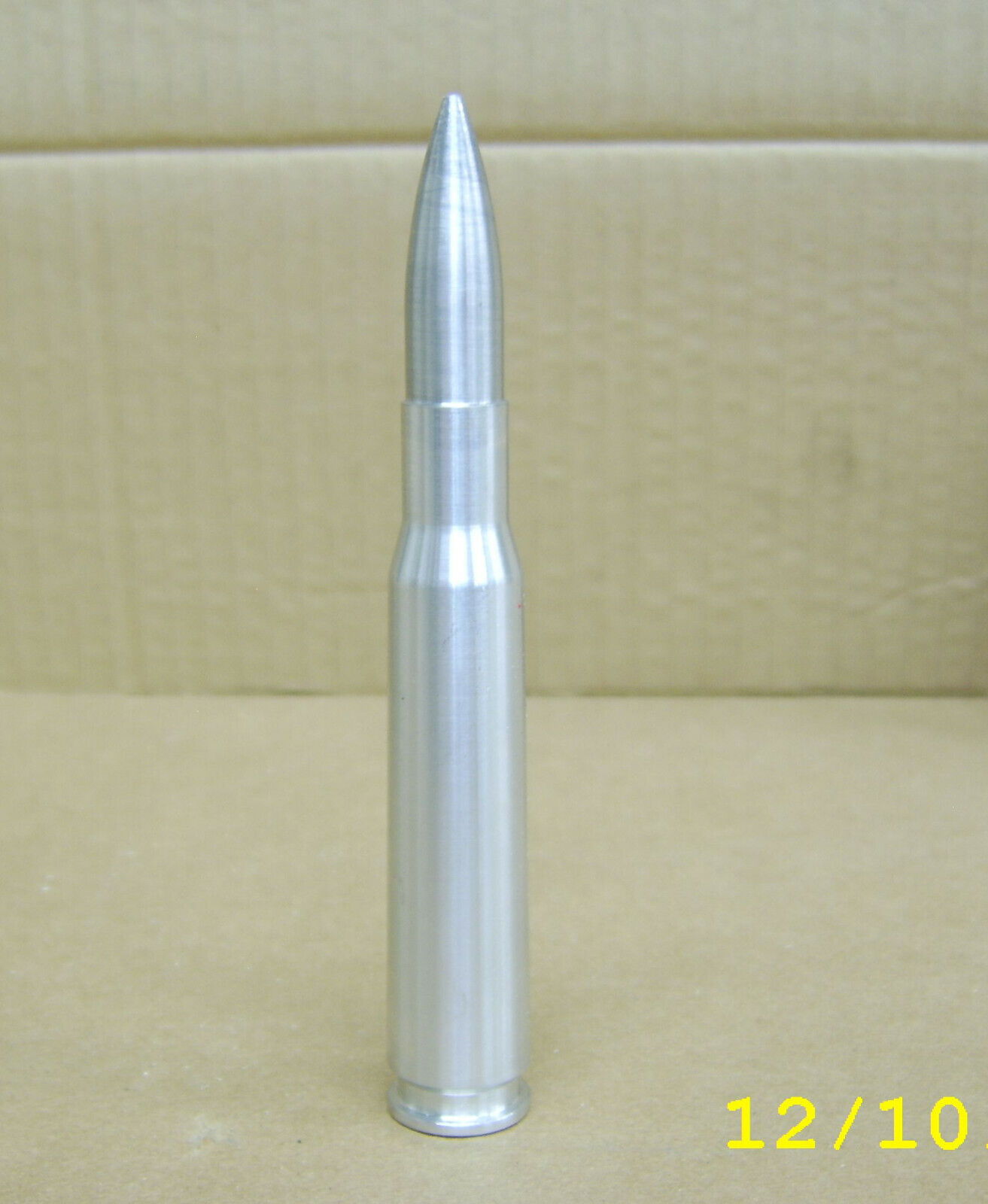 50 BMG cal paper weight, Solid Aluminum, NEW, novelty display item paperweight