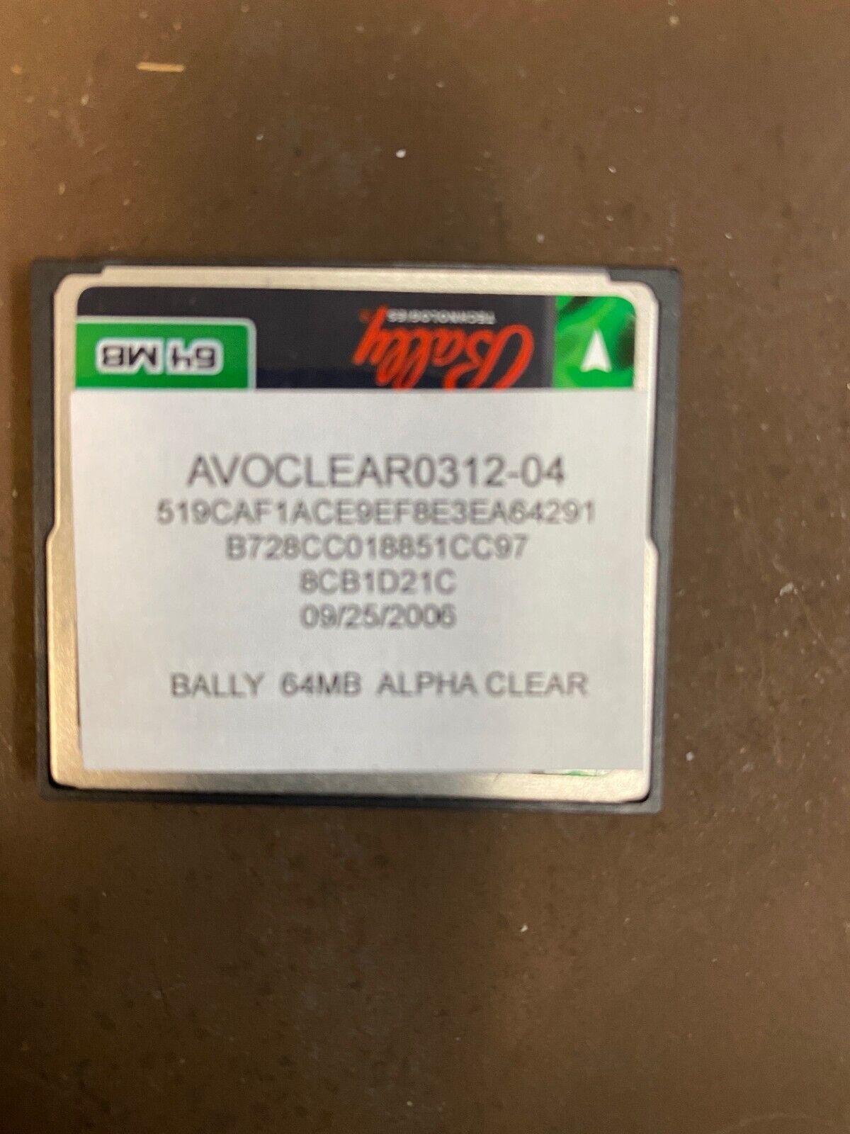 Bally S9000 Alpha clear chip software