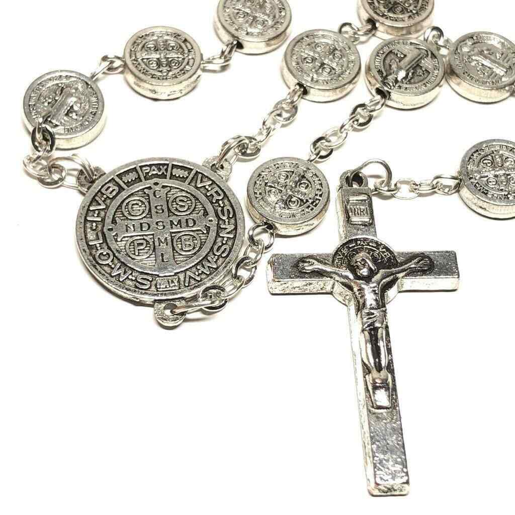 Saint St. Benedict Rosary -Exorcism -Blessed By Pope -Rosario De San Benito