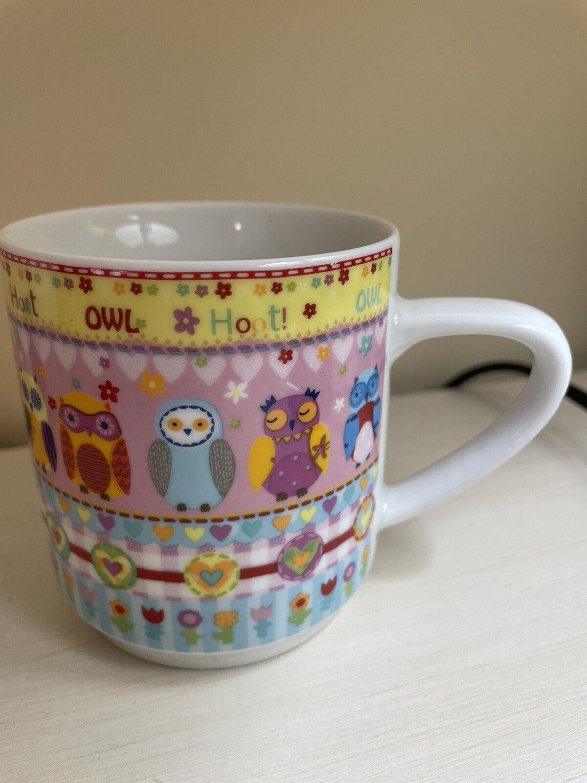 OWLS by Creative Tops Mug Coffee Tea Cup HOOT - 14 oz capacity - NWOT