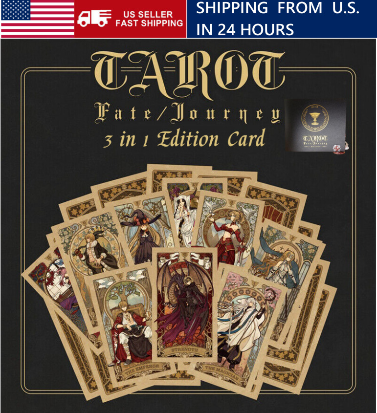 IN USFGO Fate Journey Tarot Cards Characters Anime Collection Cards Album 80PCS