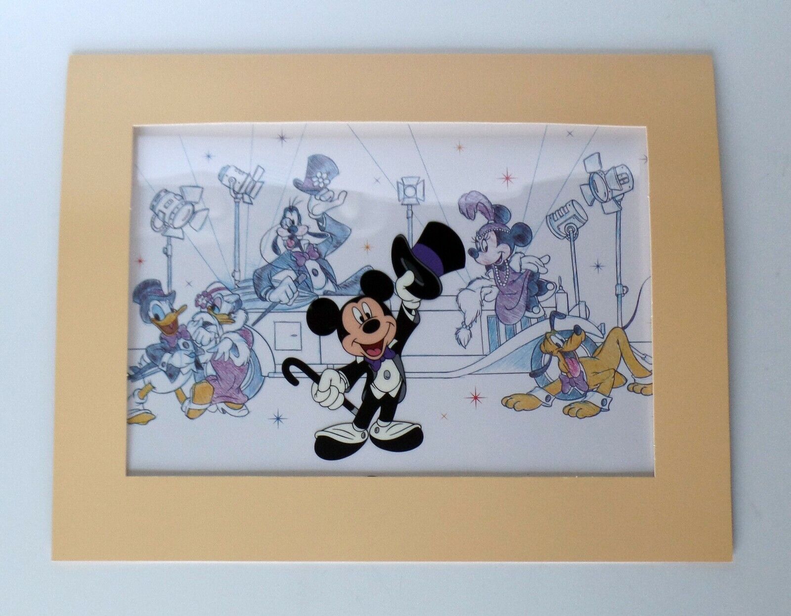 Disney Hand Painted Cel Lights Camera Action LE Ink & Paint Department MGM Fab 6