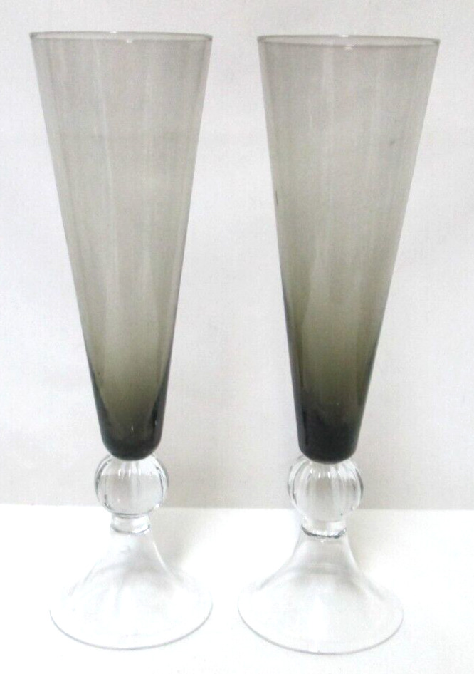 Champagne Flute Set 2 tall 10