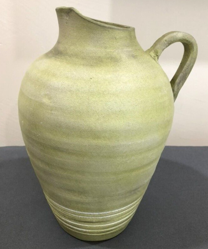 Anthropologie Handpainted Terracotta Primitive Palolo Vase Pitcher With Tag $98