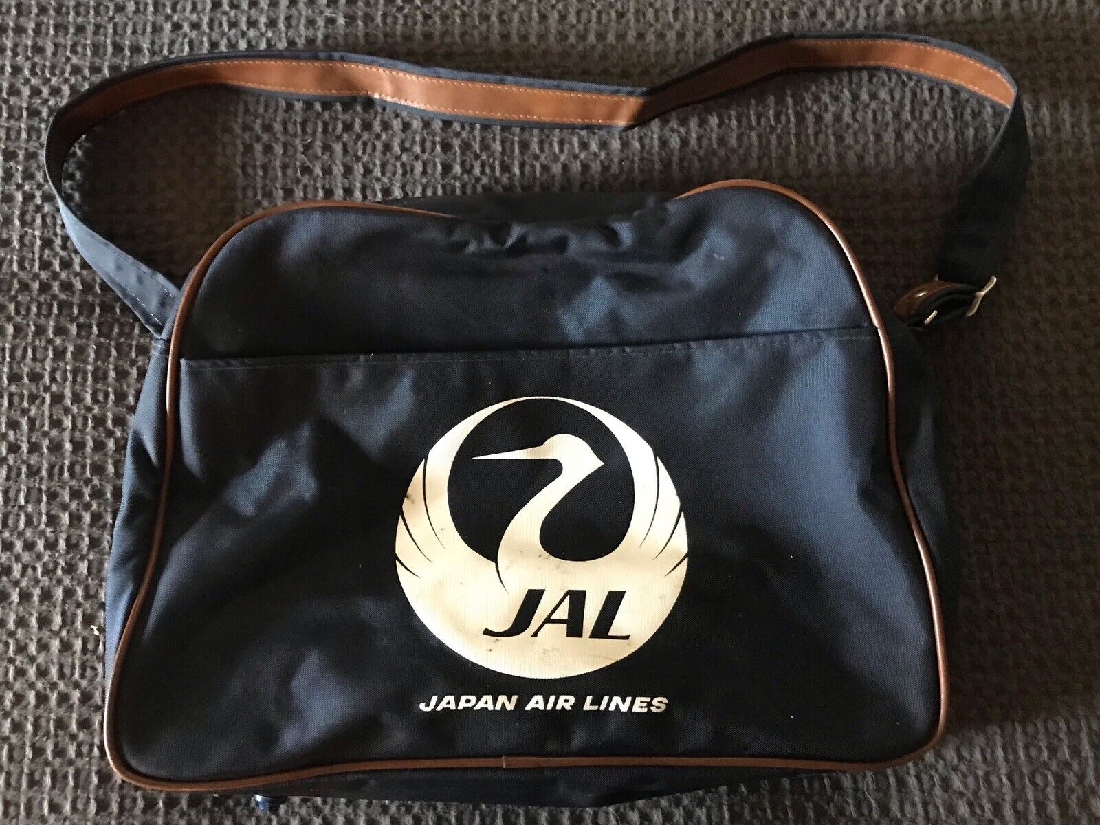 JAL Flight Bag. Vintage 1980’s