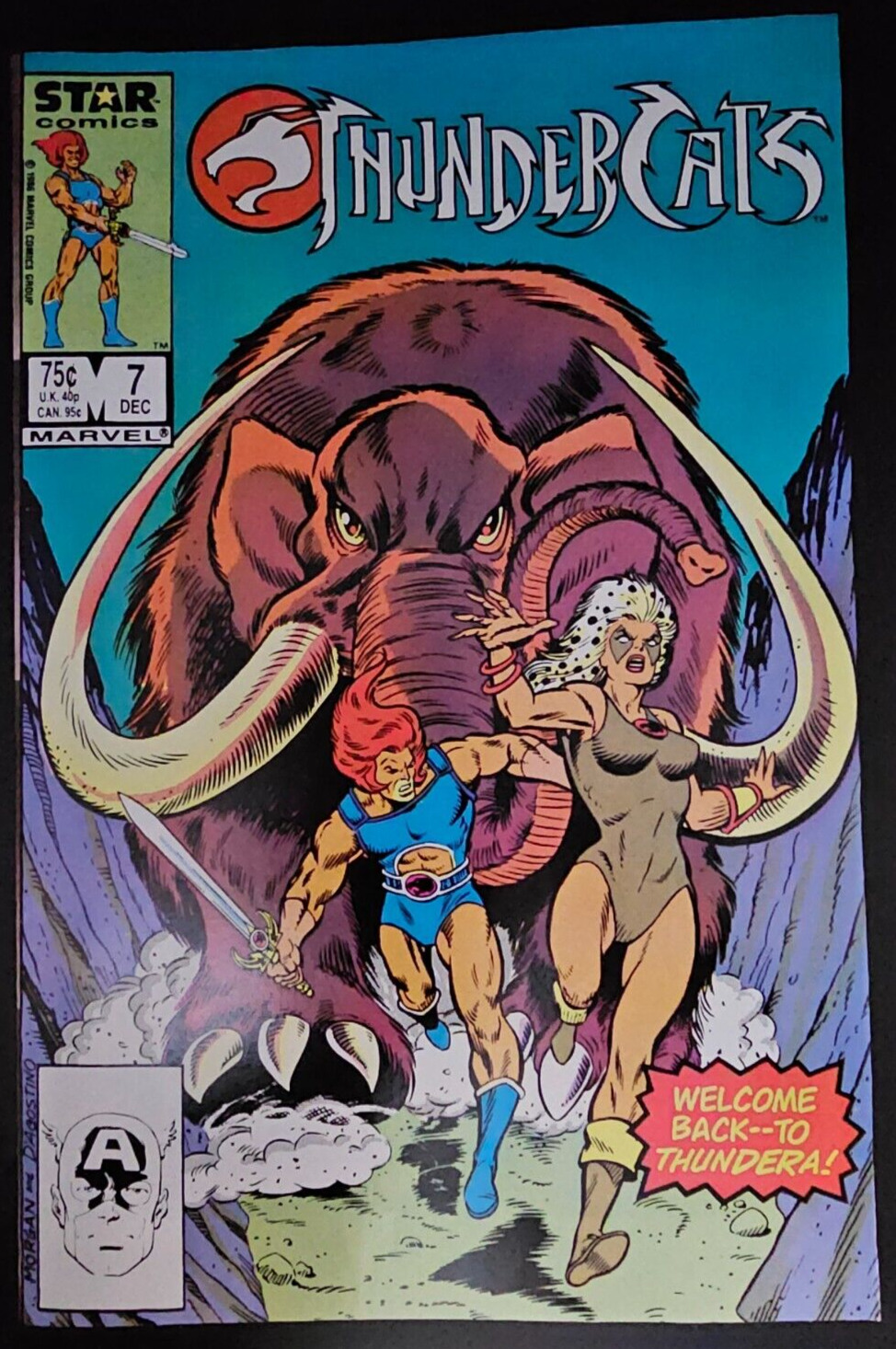 Thundercats Comic Book Star Comics Marvel Comics No. 7 1986 RAW