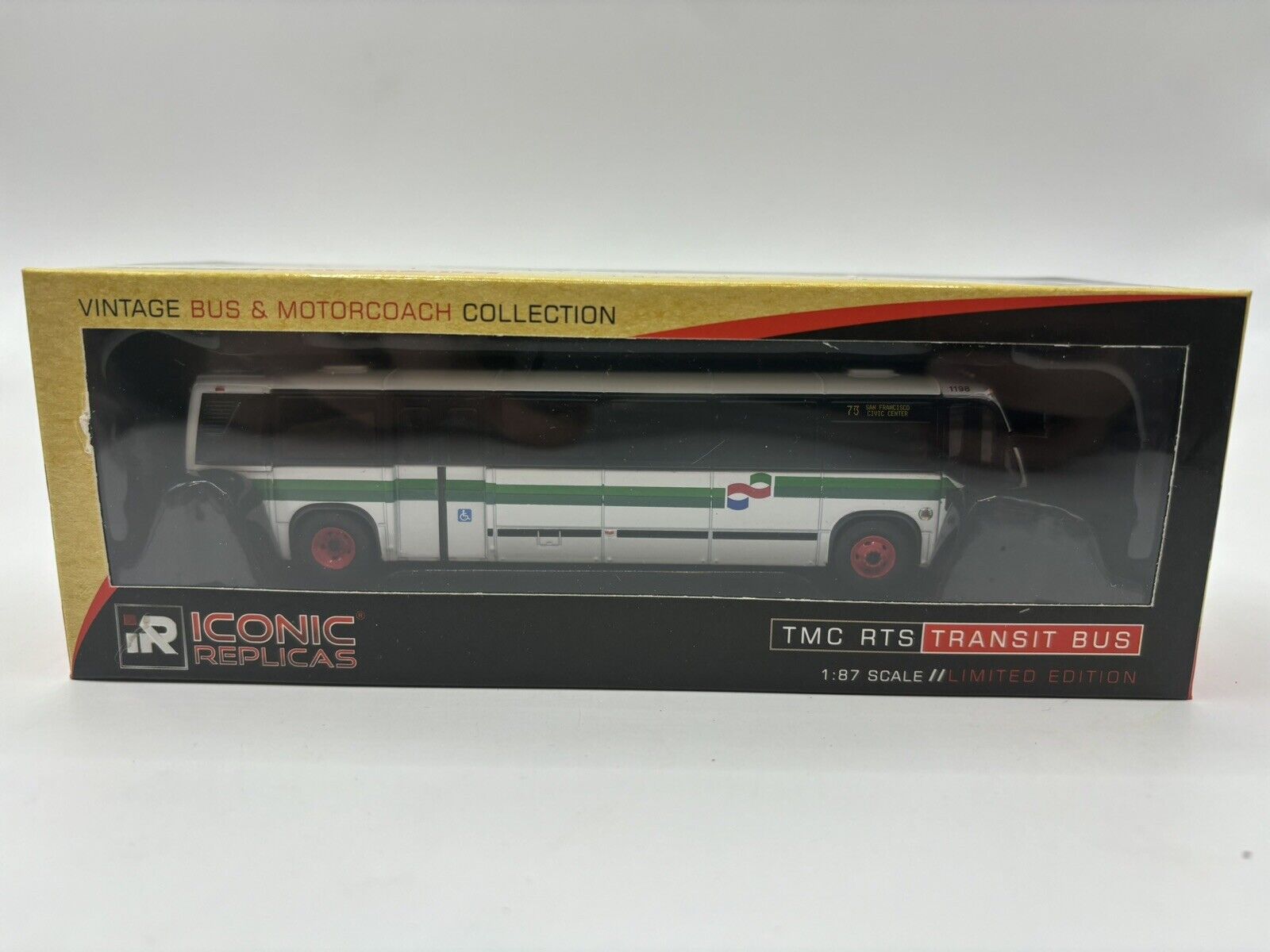 ICONIC REPLICAS TMC RTS TRANSIT BUS 1:87 LIMITED EDITION